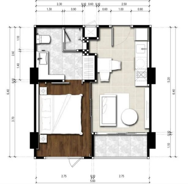 1 Bedroom Apartment in Bang Tao, Phuket at The Panora Phuket Condo