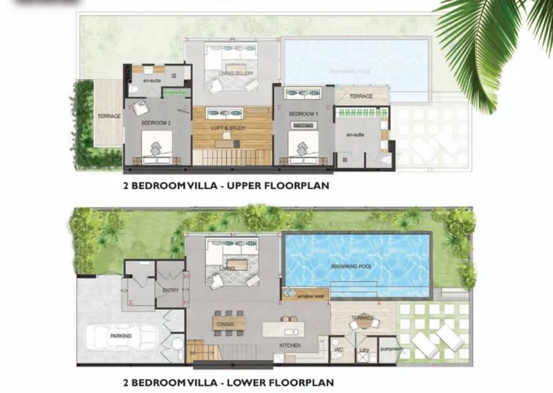 Two-storey self-contained villa with pool near Bang Tao, Phuket in Riverhouse Phuket