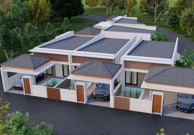 2 Bedroom Villa with Private pool in Sakhu Area, Phuket at Narinsaya Pool Villas