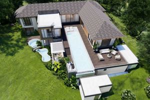 Modern 4 bedroom villa with private pool in Talang area, Phuket at Alisha Garden View