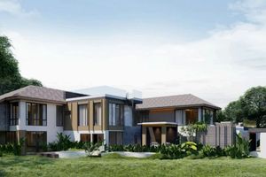 Modern 4 bedroom villa with private pool in Talang area, Phuket at Alisha Garden View