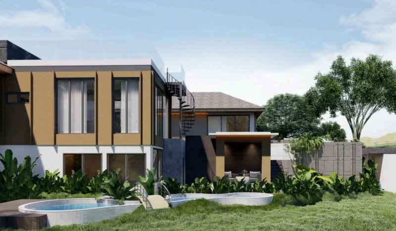 Modern 4 bedroom villa with private pool in Talang area, Phuket at Alisha Garden View