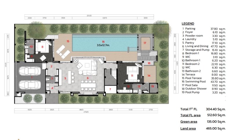 Luxury 4 Bedroom villa with private pool in Bang Tao area, Phuket at The Ozone Grand Residences