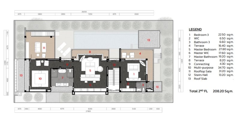 Luxury 4 Bedroom villa with private pool in Bang Tao area, Phuket at The Ozone Grand Residences
