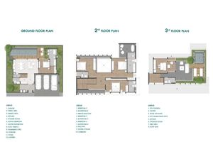 Three-level villa with 4 bedrooms, swimming pool in Laguna area, Phuket in Balco Lagoon Cherngtalay Phuket complex