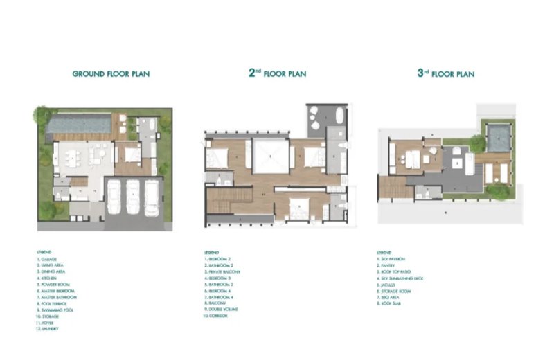 Three-level villa with 4 bedrooms, swimming pool in Laguna area, Phuket in Balco Lagoon Cherngtalay Phuket complex