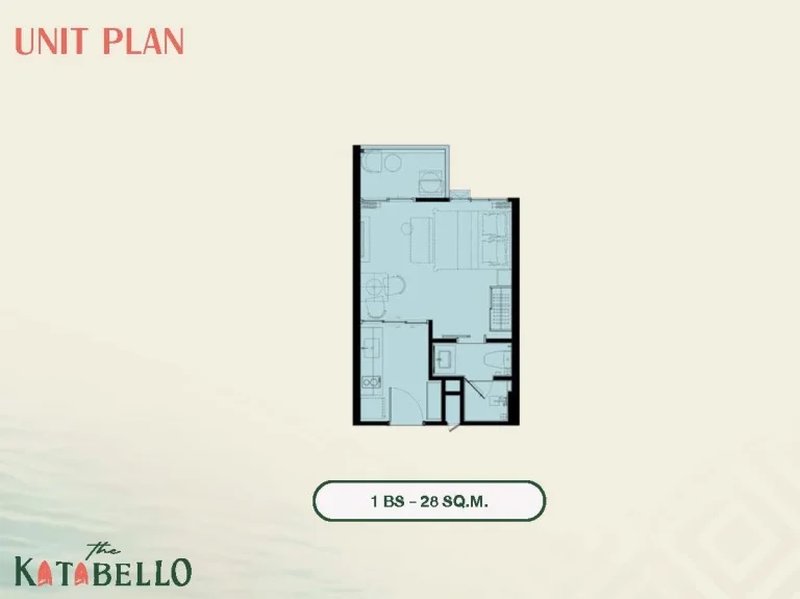 Cozy 1 Bedroom Apartment 2 minutes from Kata Beach, Phuket at The Katabello Title