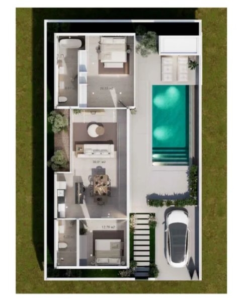 Вилла с 2 спальнями и бассейном рядом с Банг Тао, Пхукет в Proxima Phuket villas