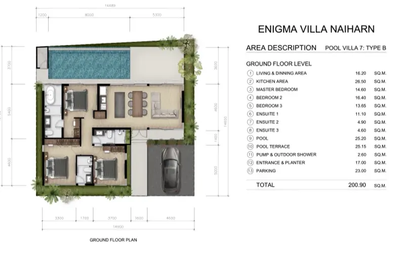 villa in Rawai