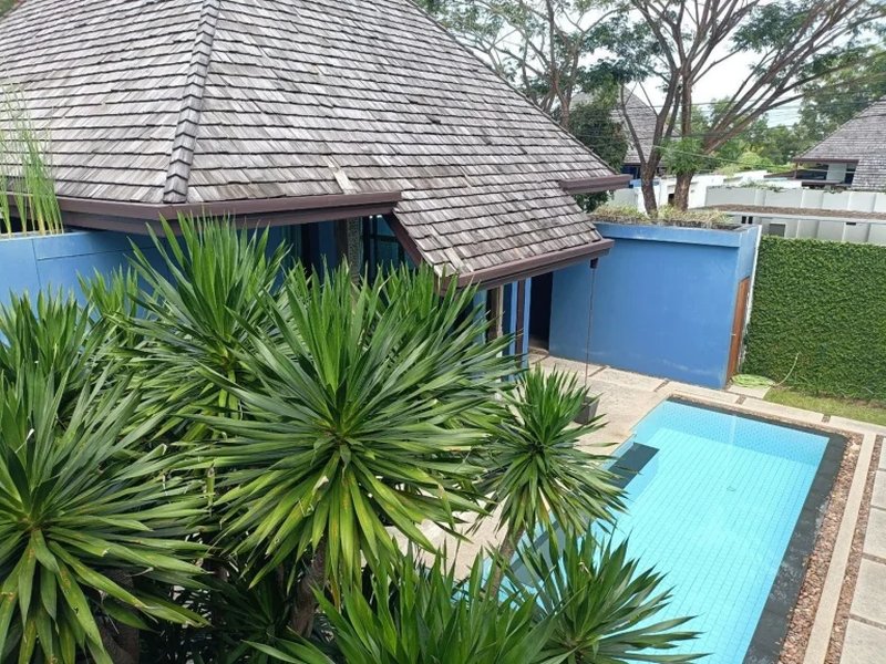 Finished villa with 2 bedrooms and a swimming pool in Wings Villas complex