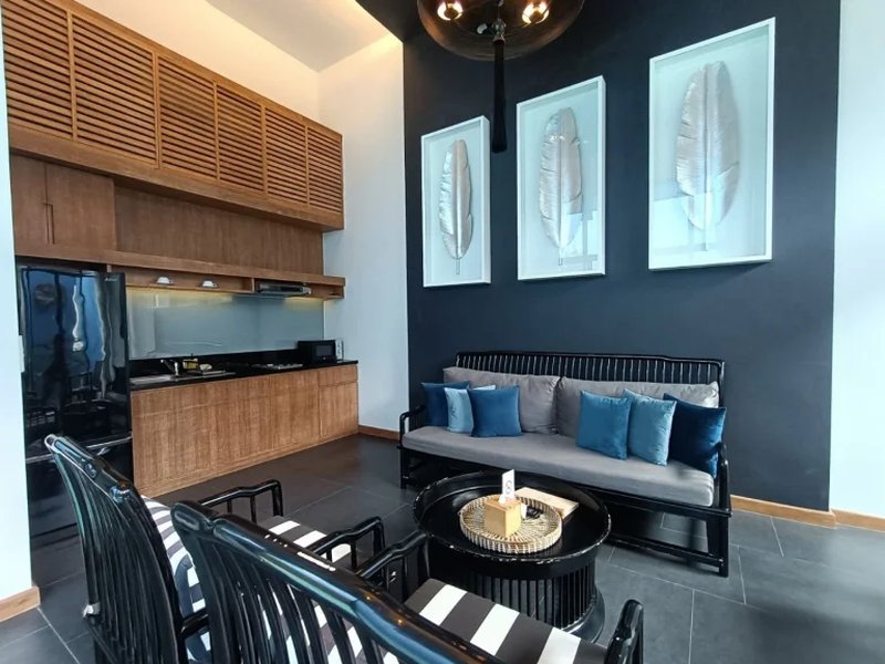 Finished 1 bedroom villa with pool in Cherng Talai area, Phuket at Wings Villas