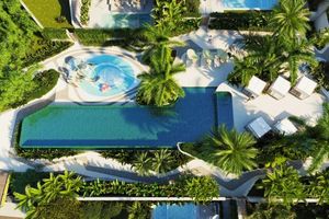 Two-storey villa Breeze with 4 bedrooms and a swimming pool in Chalong area in Mutti Family Villas complex