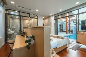 ห้องนอนของวิลล่า ในเทพกระษัตรี