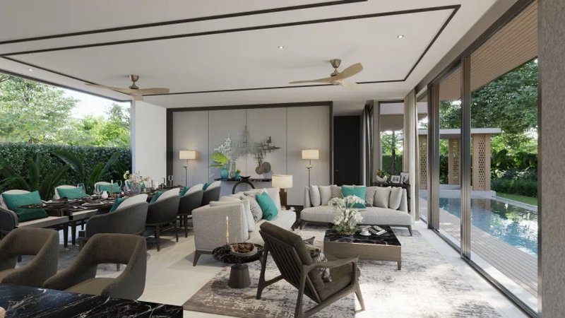 Luxury 4 Bedroom villa with private pool in Bang Tao area, Phuket at The Ozone Grand Residences