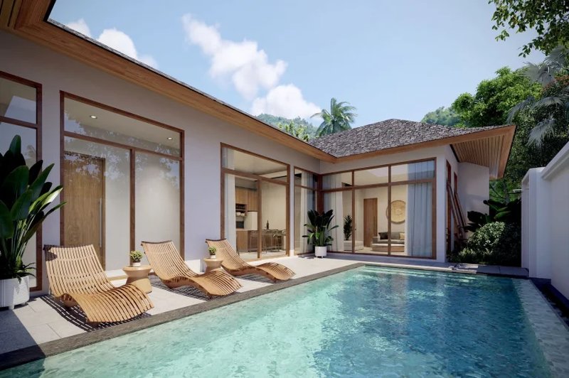 2 Bedroom villa with private pool near Nai Yang Beach, Phuket at Phuvista 3 Naiyang Complex