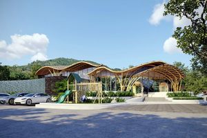 วิลล่า 2 ห้องนอนพร้อมสระว่ายน้ำส่วนตัวใกล้หาดในยางภูเก็ตที่ภูวิสต้า 3 ในยางคอมเพล็กซ์