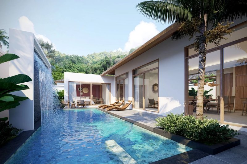3 Bedroom villa with private pool near Nai Yang Beach, Phuket at Phuvista 3 Naiyang Complex