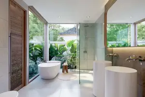 ห้องน้ำของวิลล่า ในฉลอง