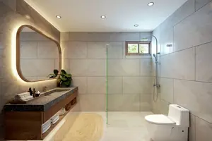 Bathroom of villa in Chalong