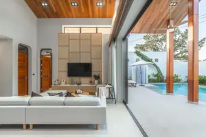 ห้องนั่งเล่นของวิลล่า ในเทพกระษัตรี