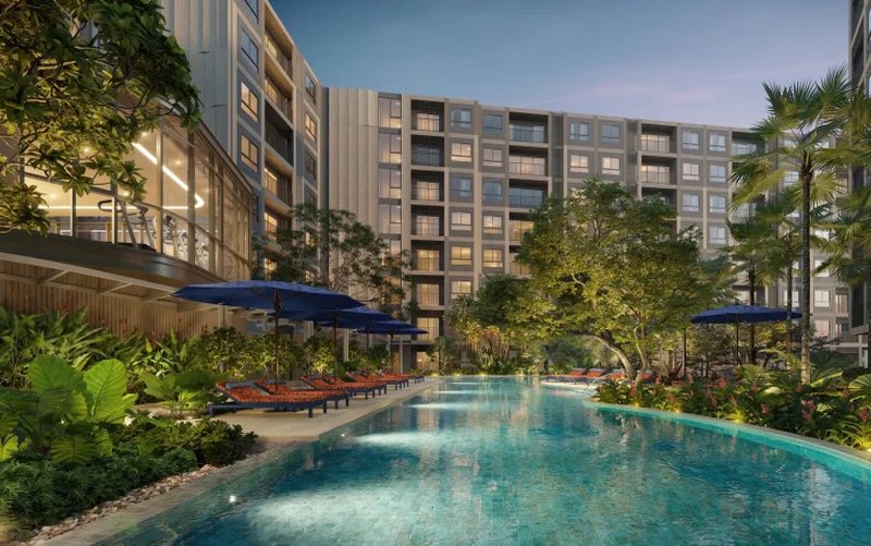 2 Bedroom Apartment in Bang Tao Area, Phuket at The Base Chenrgtalay