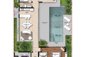 3 Bedroom Villa with pool in Talang area, Phuket at Botanica Pru Jampa