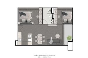 2 Bedroom Apartment in Rawai, Phuket at Next Point Condominium