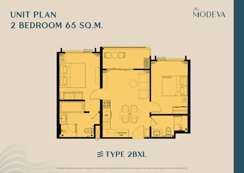 2 Bedroom Apartment near Bang Tao Beach, Phuket in The Modeva Complex