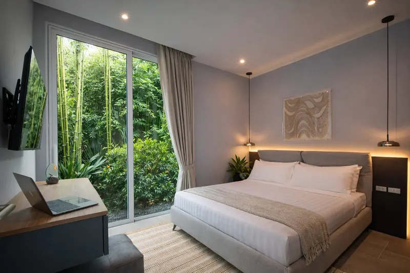 Bedroom of villa in Mai Khao