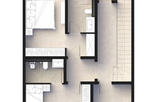 Pearl two-storey villa with 2 bedrooms and a swimming pool in Chalong area, Phuket in Mutti Family Villas complex