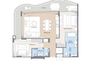 Luxury 2 Bedroom Beachfront Apartment in Laguna Area, Phuket at Garrya Residences