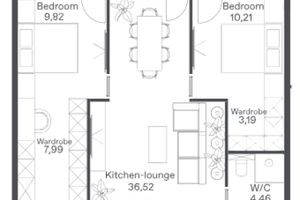 2 Bedroom Apartment in Bang Tao, Phuket at Bamboo Forest Complex