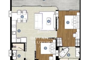 2 Bedroom Apartment in Bang Tao Area, Phuket at Botanica Hythe Condominium