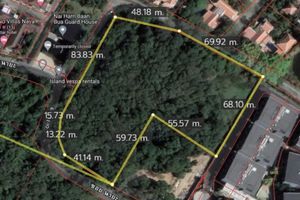 Land plot of 6.45 rai at Nai Harn beach, Phuket