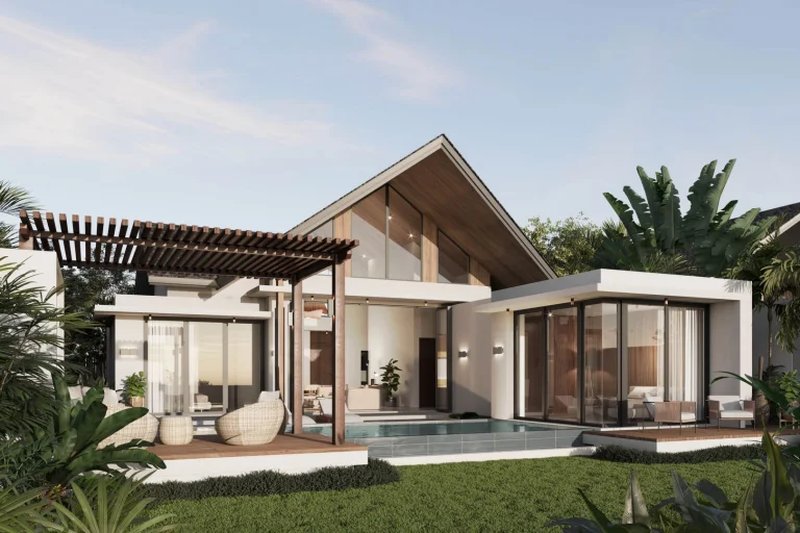 3 Bedroom villa with private pool in Chalong area, Phuket at Avirodha Palai Villa Complex