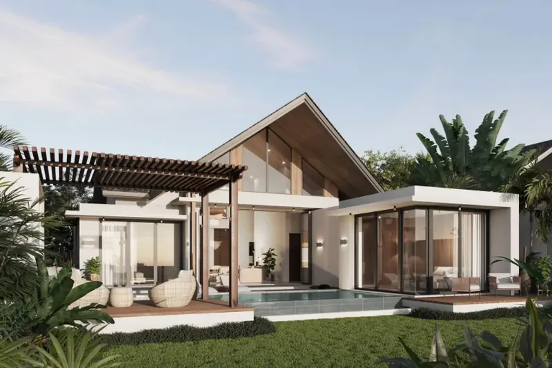 สวนของคอนโดมิเนียม ในฉลอง