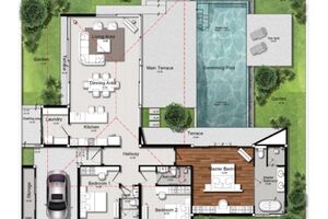 3 Bedroom Villa with private pool in Talang, Phuket at Botanica Wisdom