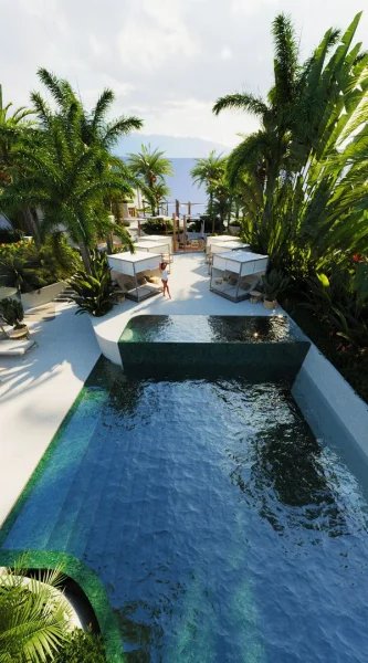 Pearl two-storey villa with 2 bedrooms and a swimming pool in Chalong area, Phuket in Mutti Family Villas complex