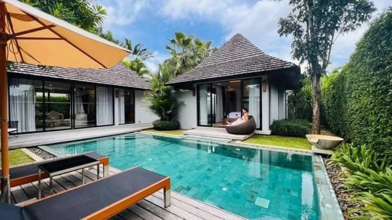 Villa with pool for rent in Bang Tao, Phuket in Anchan