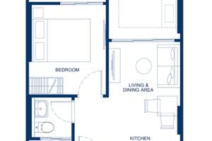 Spacious 1 Bedroom Apartment in Wichit Area, Phuket at The Base Bukit