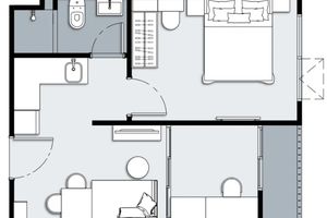 One Bedroom Apartment of 34 sq.m. in Talang, Phuket at The Cube Amaze Srisoonthon