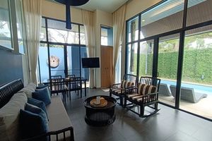 Finished villa with 2 bedrooms and a swimming pool in Wings Villas complex