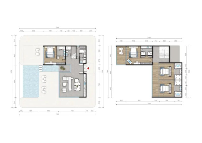 Two-storey 4 bedroom villa on a hilltop with panoramic sea views, Phuket at BB Horizon Resort