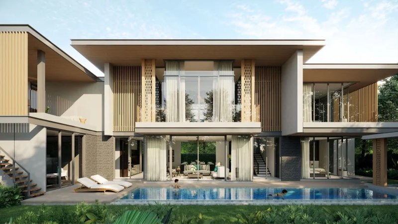 Luxury 4 Bedroom villa with private pool in Bang Tao area, Phuket at The Ozone Grand Residences