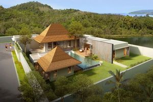 3 Bedroom Villa with private pool in Talang area, Phuket in Anchan Sunscape Complex