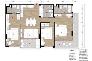 3 Bedroom Apartment in Bang Tao, Phuket at The Ozone Oasis Condominium