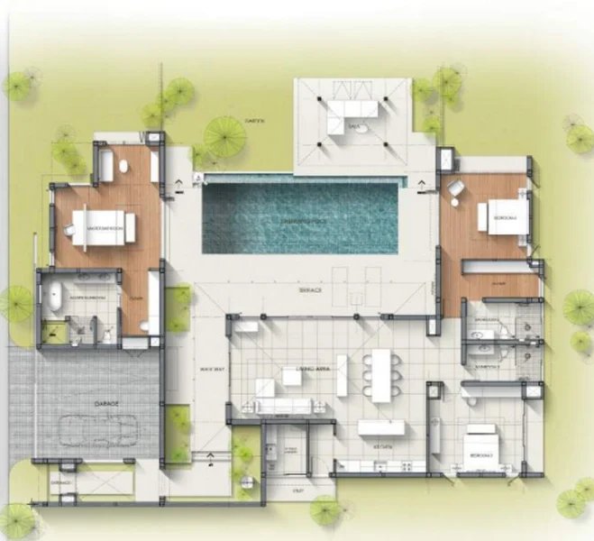 3 Bedroom Villa with Pool in Talang, Phuket in Anchan Mountain Breeze