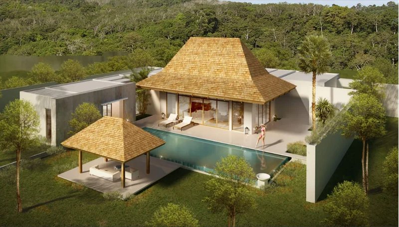 3 Bedroom Villa in Talang area, Phuket in Anchan Indigo