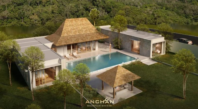 3 Bedroom Villa with Pool in Talang, Phuket in Anchan Mountain Breeze