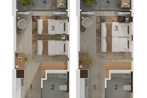 Studio in an eco-friendly apartment hotel near Bang Tao Beach, Phuket in Layan Green Park